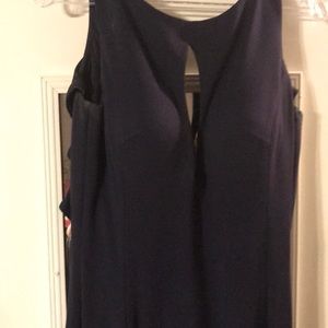 Formal navy blue gown
